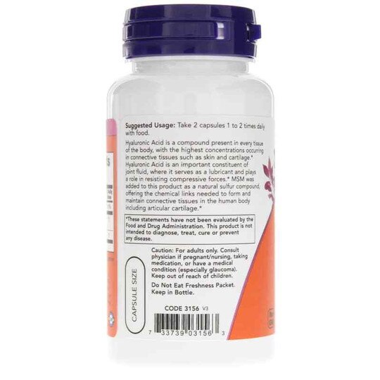 Hyaluronic Acid 50 Mg, NOW